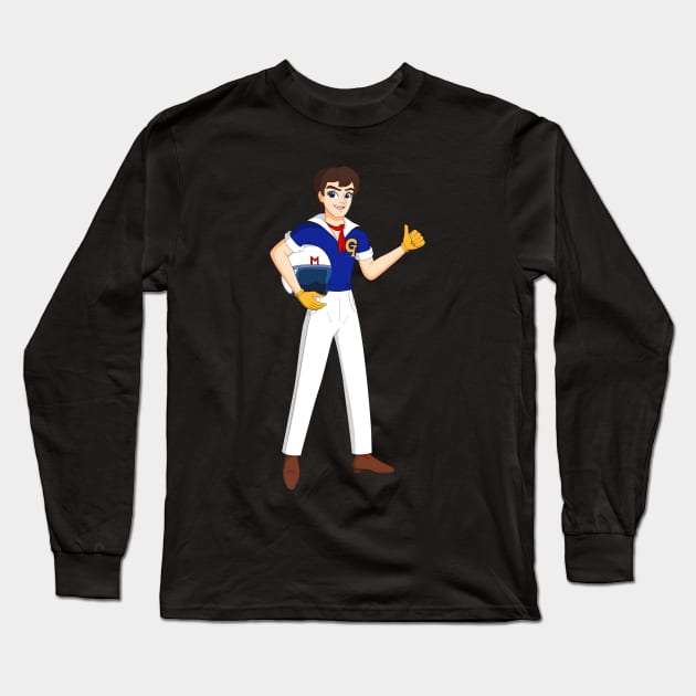 Speed Racer (Go Mifune) Long Sleeve T-Shirt by NobleNotion